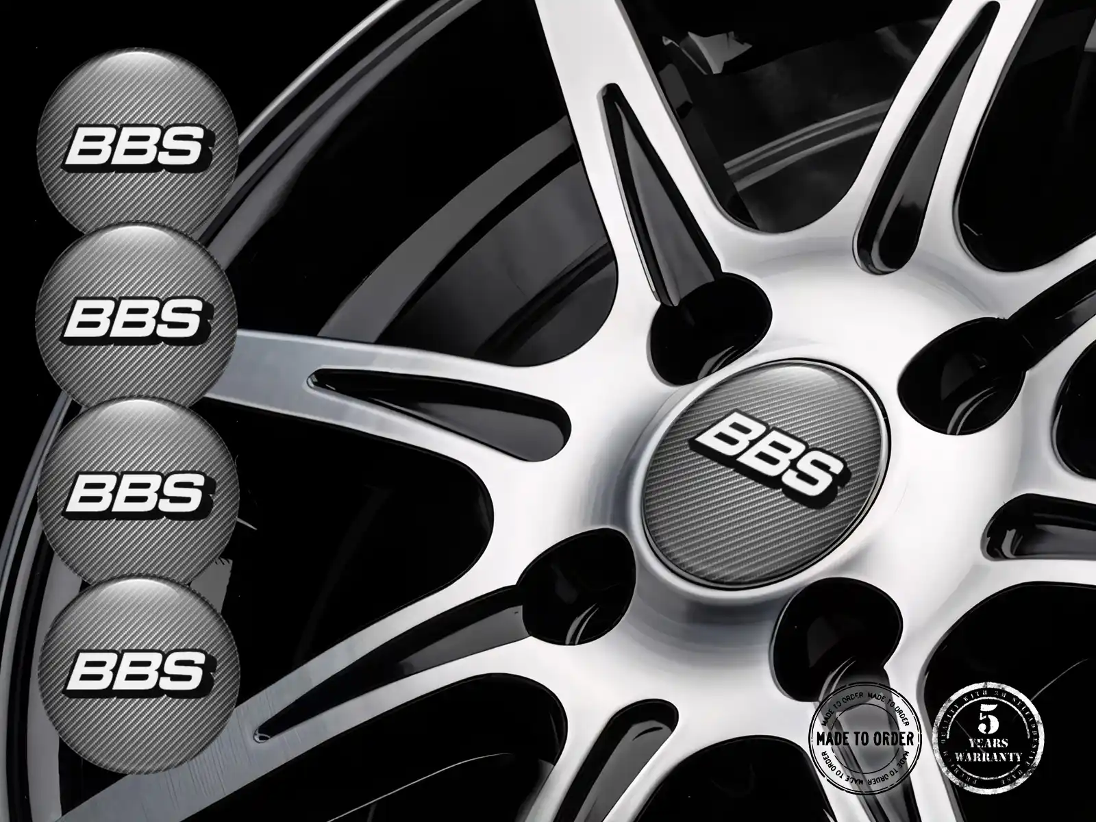 BBS Autocollant Roue Logo Flux Ultime Plasma Surge